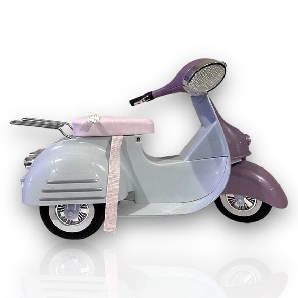 Our Generation Other - Our Generation Ride In Style Scooter Motorcycle and Pink Helmet for 18" Dolls